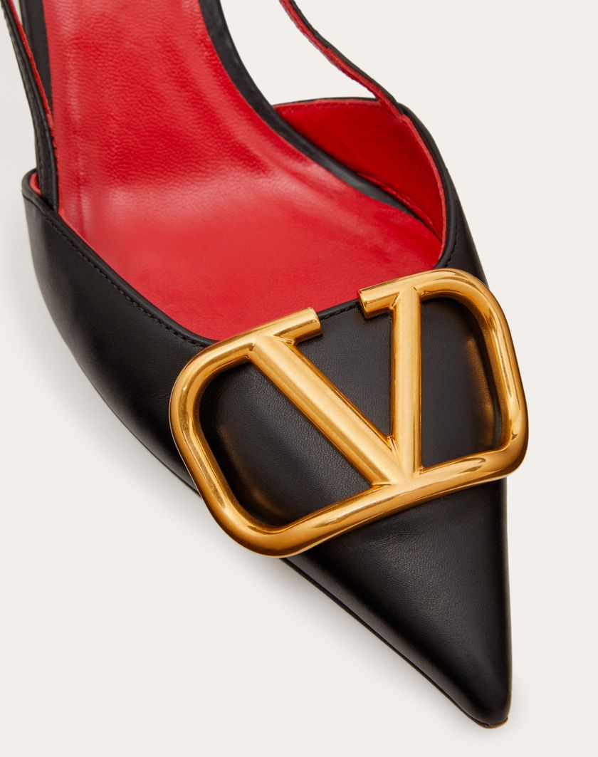 VLogo Signature Calfskin Slingback Pump 80mm / 3.15 in. - Image 3